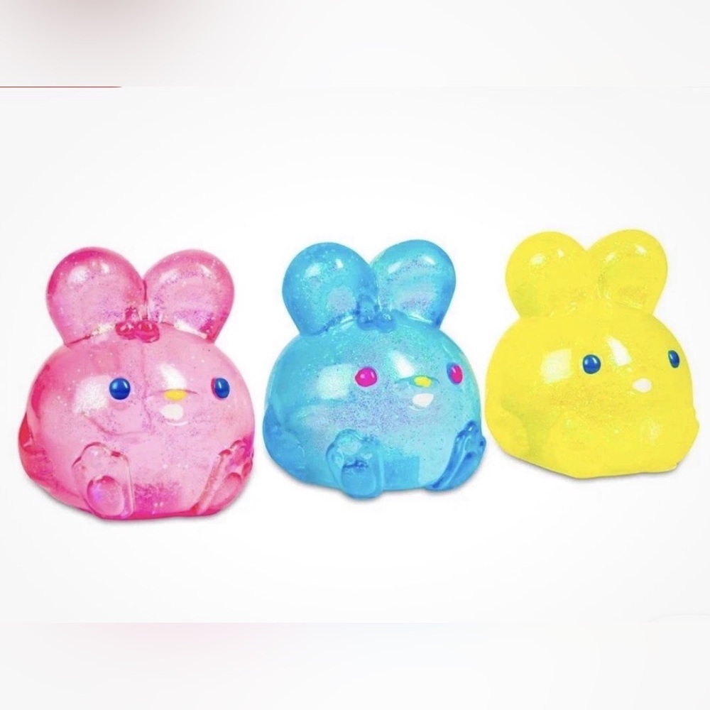 NEEDOH Jelly Hops Scented Yellow Bunny & 2 Dippin’ Dazzler Color Changing Eggs - Picture 4 of 11